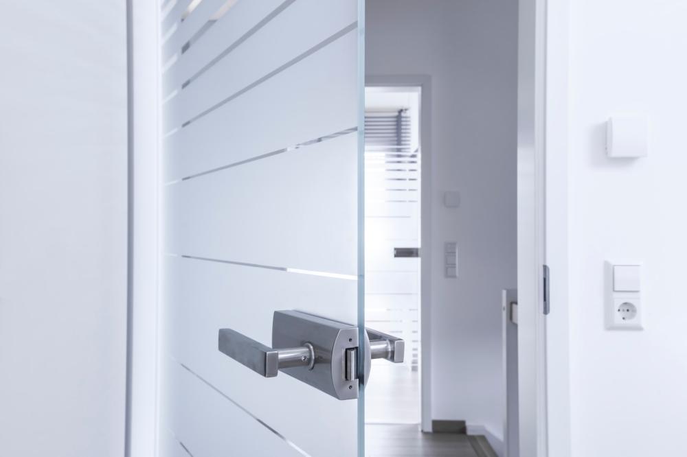 Porte en verre